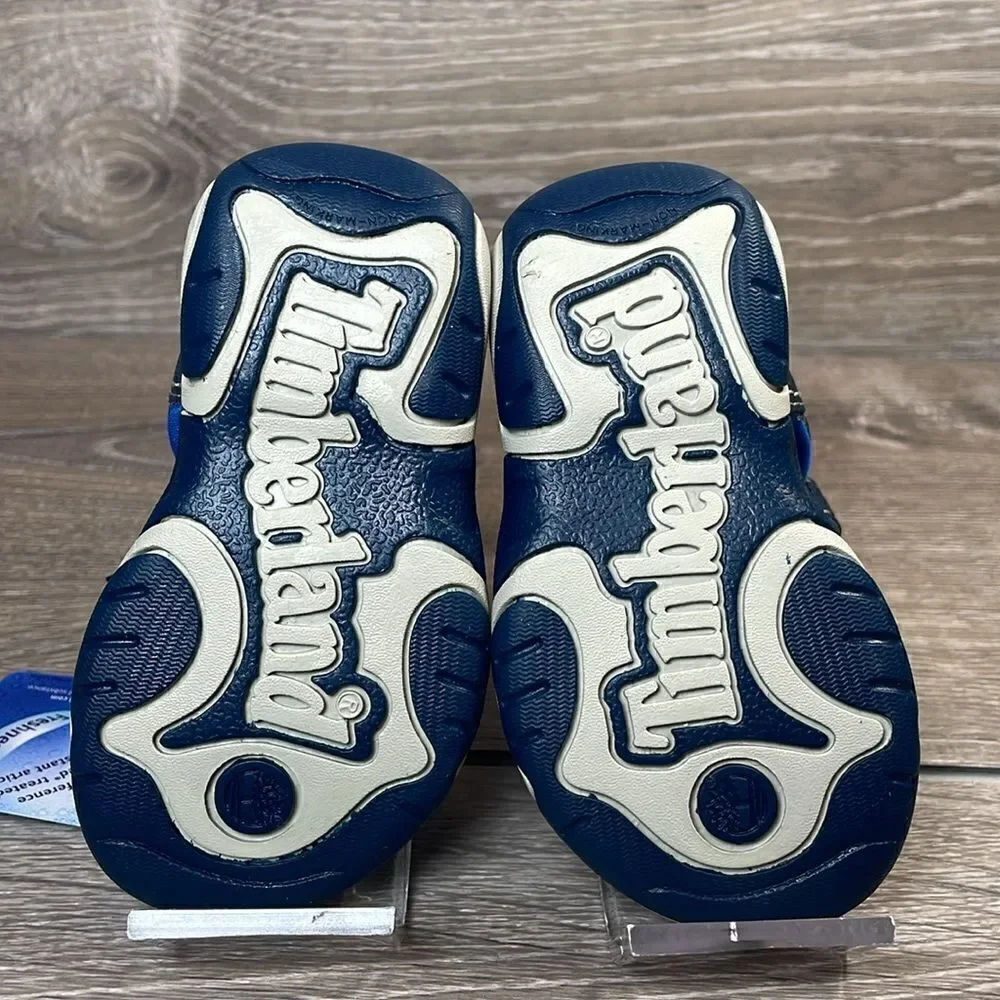 NWT Timberland Adventure Seeker II Navy Blue Toddler Boy Sz 4 Hook & Loop Sandal